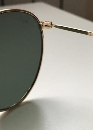 Супер стильные ray ban round rb3447 0012 фото