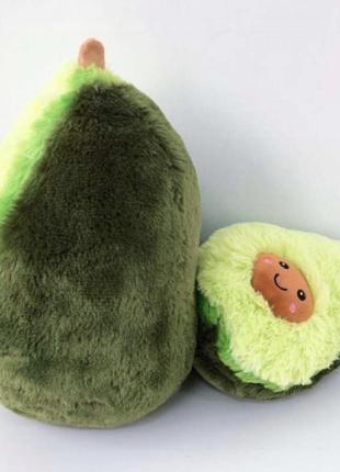 Авокадо — м'яка плюшева іграшка (плюшевий авокадо) 30 см.8 фото