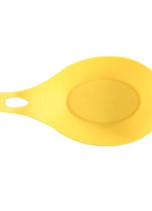 Подставка для ложек силиконовая многоцелевая желтая