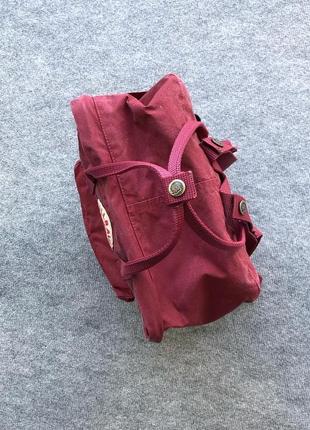 Оригинальный рюкзак fjallraven kanken classic unisex backpack ox red6 фото