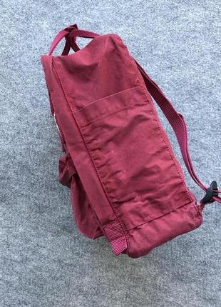 Оригинальный рюкзак fjallraven kanken classic unisex backpack ox red7 фото