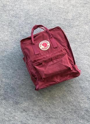 Оригинальный рюкзак fjallraven kanken classic unisex backpack ox red2 фото