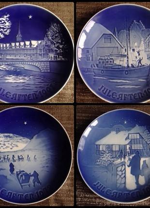 Винтажная настенная фарфоровая тарелка