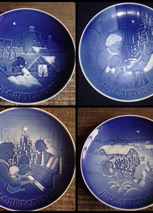 Винтажная настенная фарфоровая тарелка