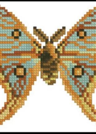 Набор для вышивки крестиком. размер: 10*9 см желтая бабочка