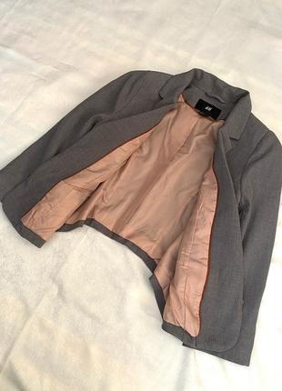 Укороченный пиджак, кроп-жакет, кроп пиджак2 фото