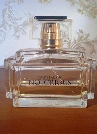 Парфумована вода ralph lauren notorious, флакон 50 мл