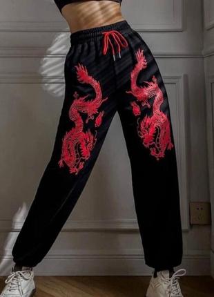Жіночі спортивні джогери. з малюнком