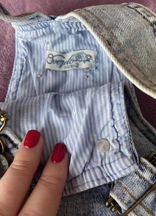 Джинсовий комбінезон на 2 роки 5