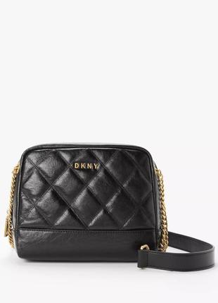 Сумка шкіряна dkny sofia double chain shoulder bag r943re21 оригінал3 фото