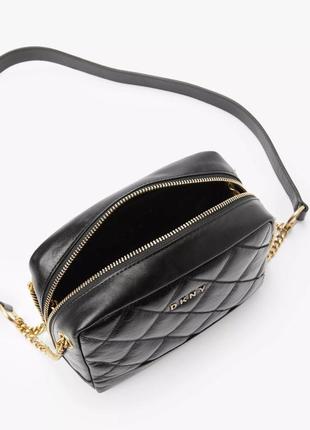 Сумка шкіряна dkny sofia double chain shoulder bag r943re21 оригінал5 фото