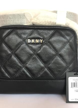 Сумка шкіряна dkny sofia double chain shoulder bag r943re21 оригінал2 фото