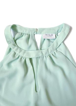 Нежный топ блузка без рукавов vila, xs7 фото