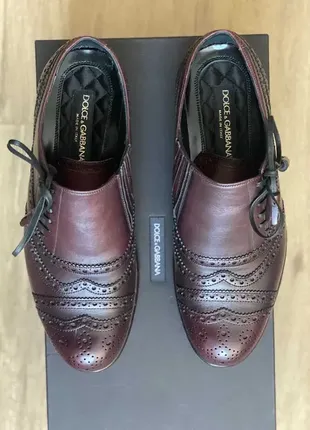 Туфли мужские броги броги dolce&gabbana