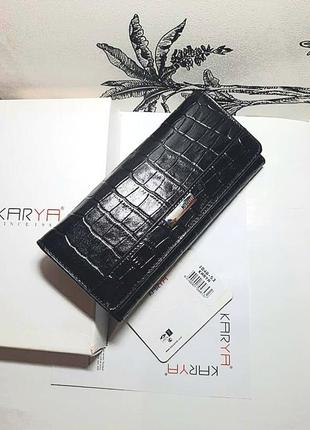 Качественный чокряной кошелек классический karya