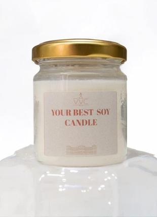 Натуральная свеча vvc с эфирными маслами и приятным запахом.3 фото