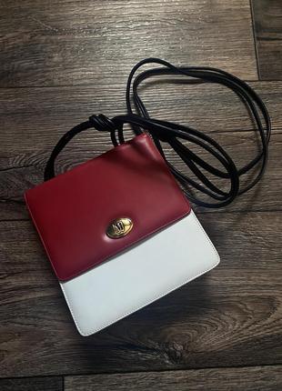 Елегантна шкіряна сумка bruno magli.1 фото