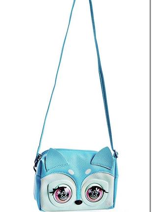 Сумочка purse pets blue foxy голубая интерактивная сумочка4 фото