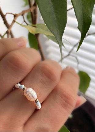 Чокер білий із бісеру з перлинкою перлина з перлин синій жовтий білий чекер ua ukraine