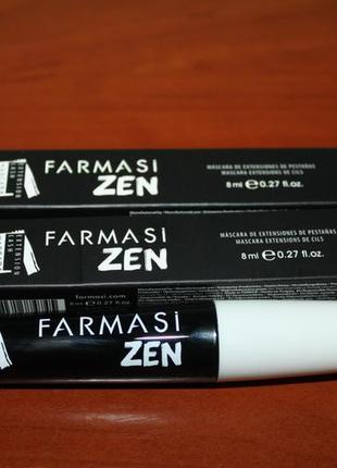 Новая объёмная и удлиняющая тушь для ресниц zen от farmasi, фармаси, турция4 фото
