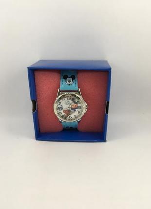 Часы наручные для мальчика микимаус 5527 голубые5 фото