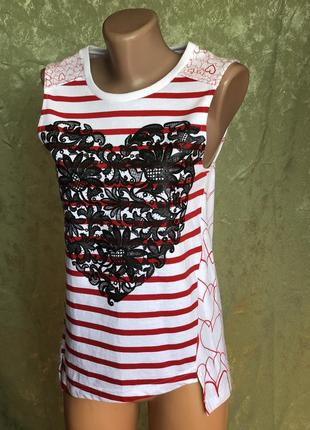 Яркая летняя хлопковая футболка майка топ stella mccartney италия оригинал4 фото