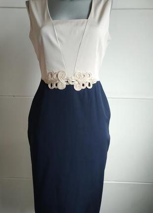 Стильне пллатье-футляр phase eight з комбінованої тканини