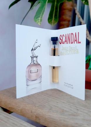 Jean paul gaultier scandal💥оригинал миниатюра пробник mini 5 мл книжка игла