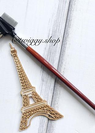 Металевий гребінець для вій + гребінь для брів barocco mb01 (енот/синтетика)