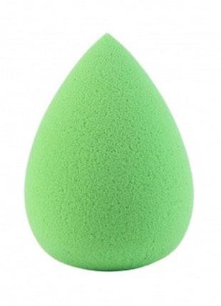 Спонж для макияжа в виде капли зеленый