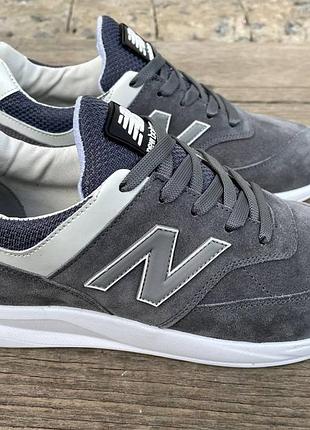 Мужские кожаные кроссовки