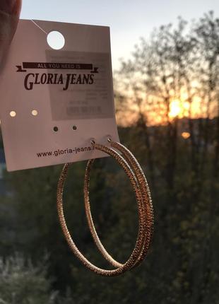 Серьги кольца, сережки gloria jeans4 фото