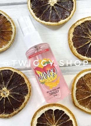 Санитайзер спрей антисептик для рук mango washyourbody