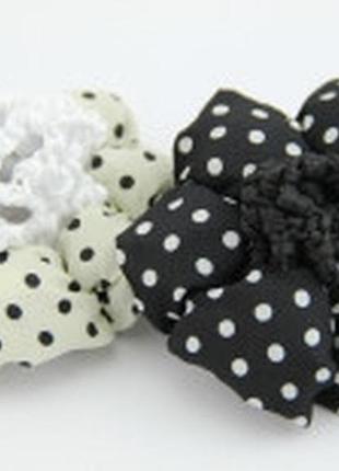 Сеточка для волос в горошек