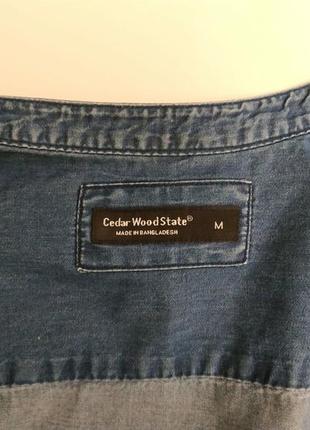 Фірмова джинсова сорочка cedarwood state р. m2 фото