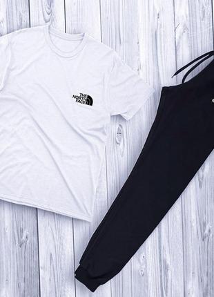 Костюм the north face // костюм футболка + штани tnf