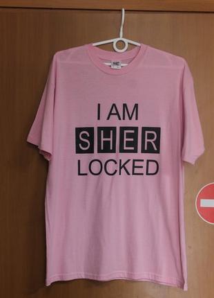 Футболка з бавовни i am sher locked