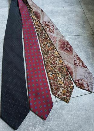 Вінтажні чоловічі краватки cerruti3 фото