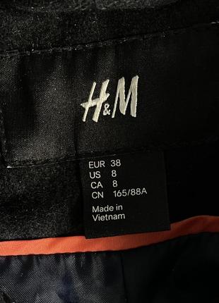 Драповое полу пальто пиджак h&m3 фото