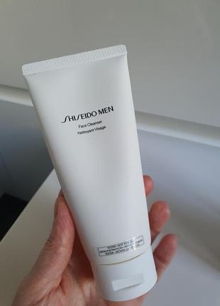 Очищаюча пінка для обличчя shiseido men face cleanser