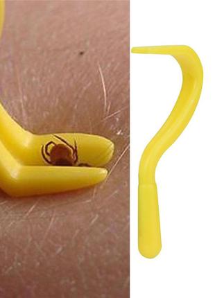 Пристрій видалення кліщів tick twister (yellow) (1092)2 фото