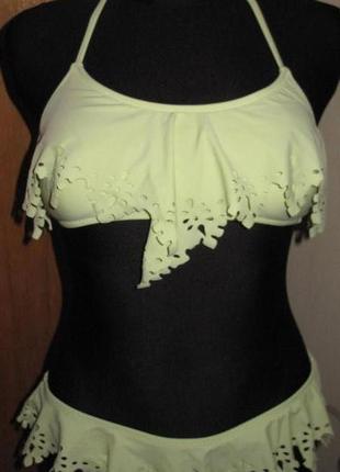 Салатовий купальник south beach р36