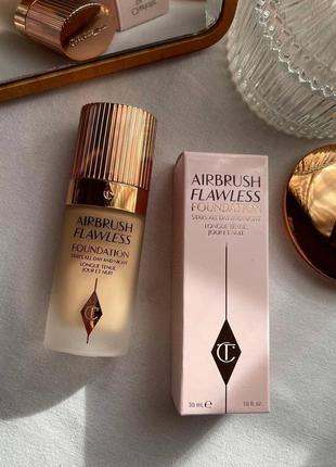 3n тональна основа тональний крем тоналка charlotte tilbury airbrush flawless longwear foundation