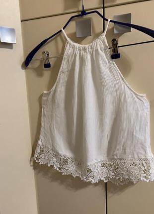 Майка h&amp;m на тонких бретелях