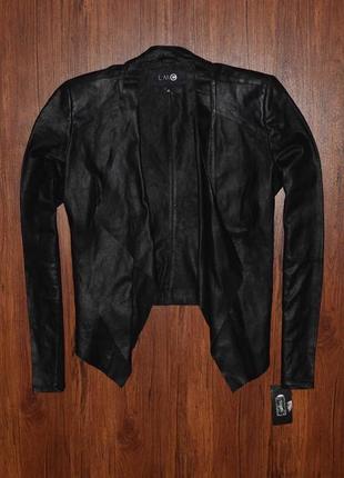 Lmc leather jacket женская кожаная куртка косуха накидка1 фото