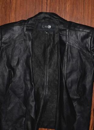 Lmc leather jacket женская кожаная куртка косуха накидка2 фото