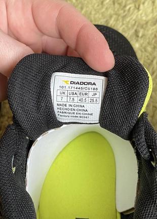 Мужские кроссовки diadora 40,5 размер 25,5 см7 фото
