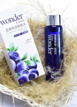 Тонер для обличчя bioaqua wonder lotion з екстрактом чорниці 🫐