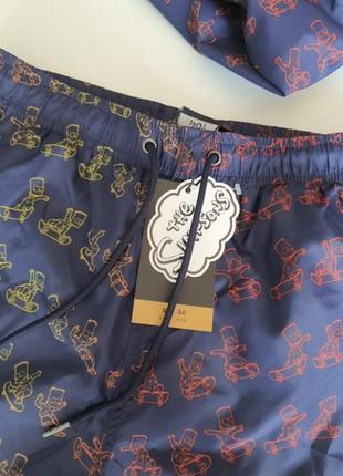 Шикарные пляжные, для купания мужские шорты, lefties, the simpsons