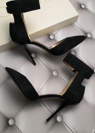Joan & david оригинал туфли лодочки на шпильке замшевые бренд из сша10 фото